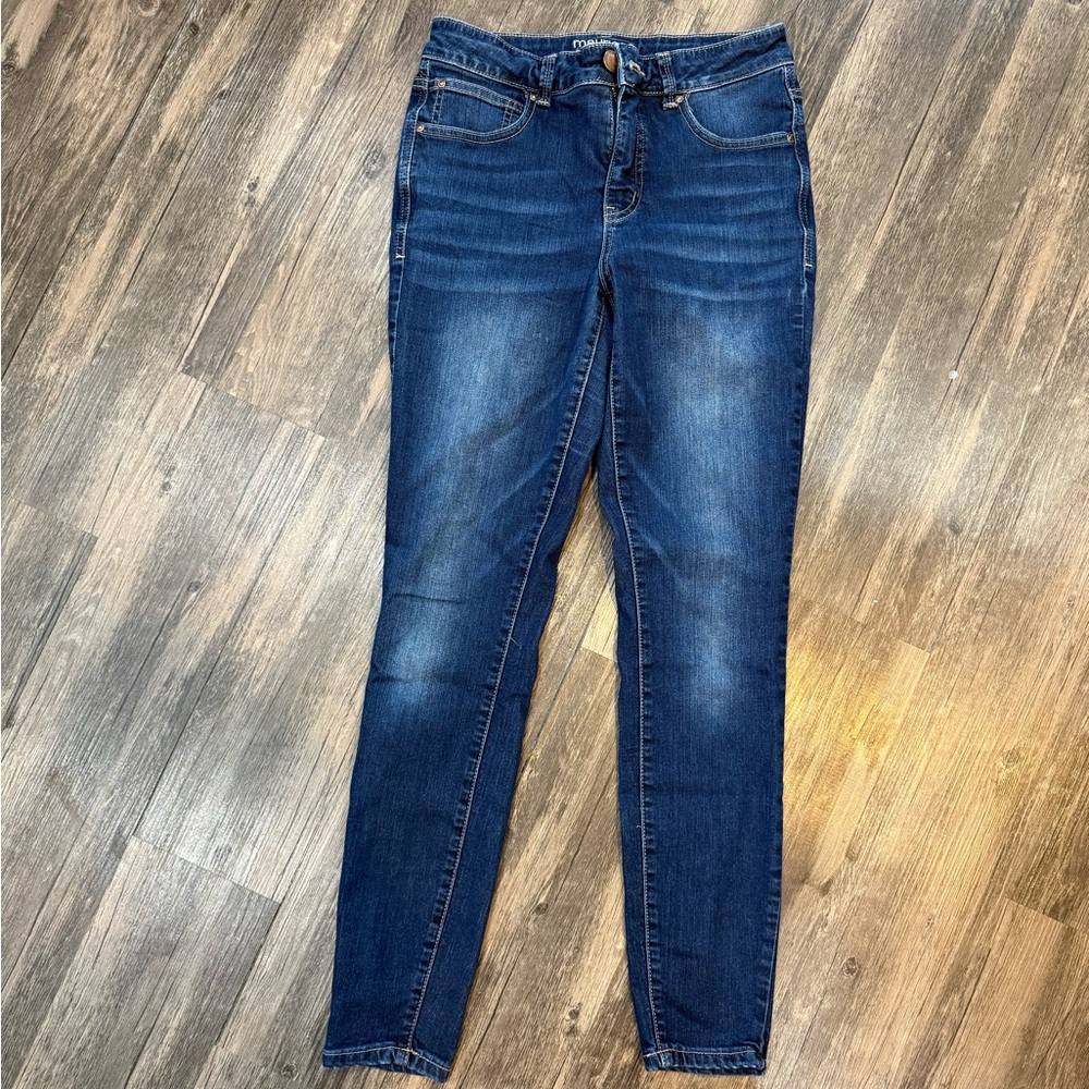 Maurices Dark Blue Skinny Jeans